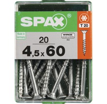 Spax Universalschraube Senkkopf Stahl gehärtet T 20, Holz-Teilgewinde 4,5x60 mm, 20 Stück-thumb-0