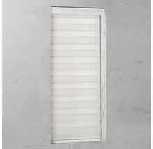 Fensterrollo mit horizontalen Streifen zur Lichtregulierung