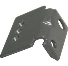 Winkelverbinder aus Metall mit Befestigungslöchern
