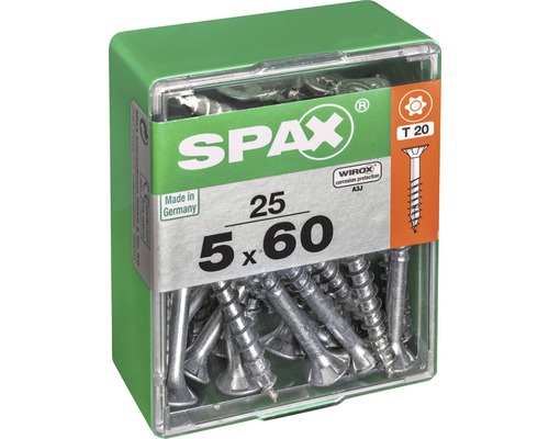 Spax Schrauben 5x60 Millimeter im Behälter