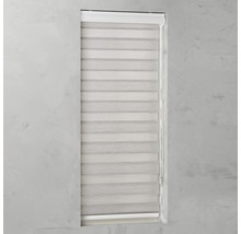Fensterrollo mit horizontalen Streifen zur Lichtregulierung