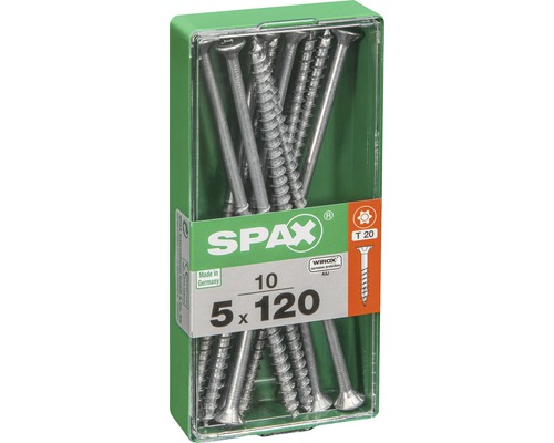Spax Universalschrauben, 5x120 mm, 10 Stück in Verpackung