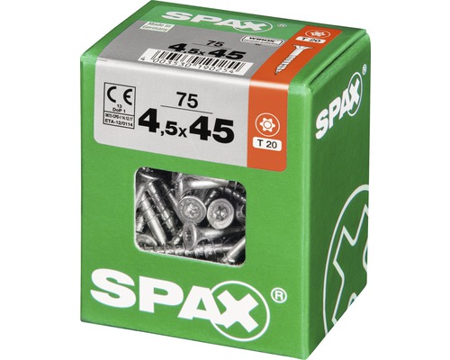 Verpackung Spax Universalschrauben 4,5x45