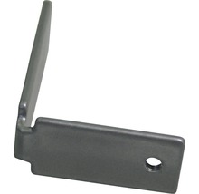 Winkelverbinder aus Metall mit Bohrung