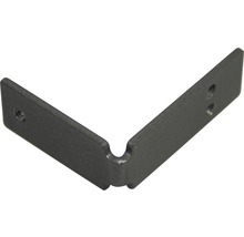 Winkelverbinder aus Metall mit Befestigungslöchern