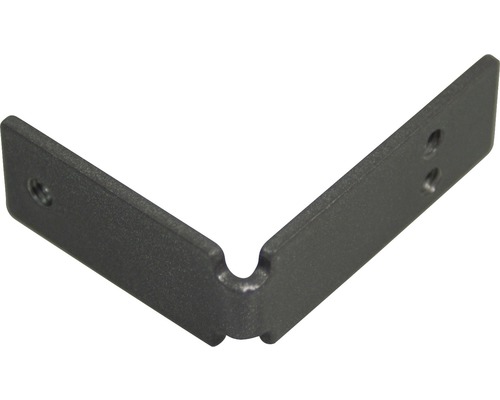 Winkelverbinder aus Metall mit Befestigungslöchern