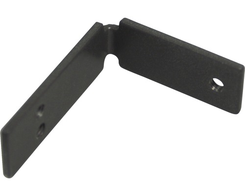 Winkelverbinder aus Metall mit Bohrungen zur Befestigung