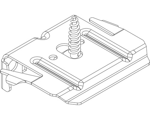 Halterung mit Schraube