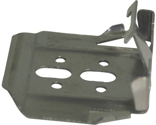 Metallbefestigung mit Löchern zur Montage