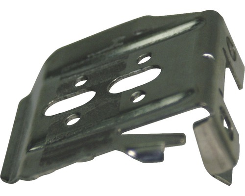 Wandbefestigung aus Metall mit Löchern