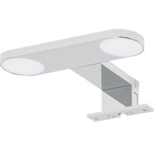 Chromfarbene LED-Badleuchte