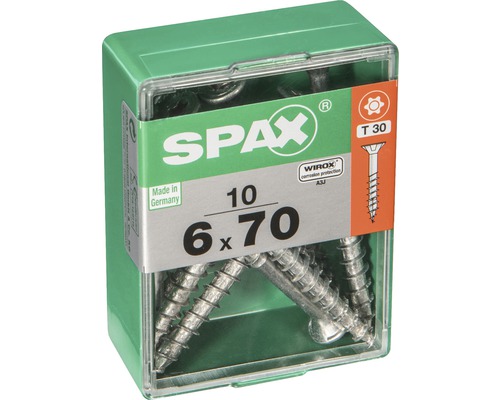 Spax Schrauben 6x70 Millimeter im Paket
