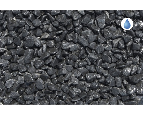 Schwarzer Zierkies für den Garten