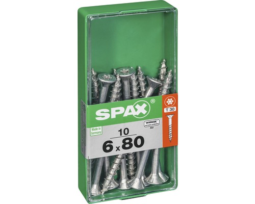 Spax Universalschrauben 6 x 80 Millimeter im Behälter