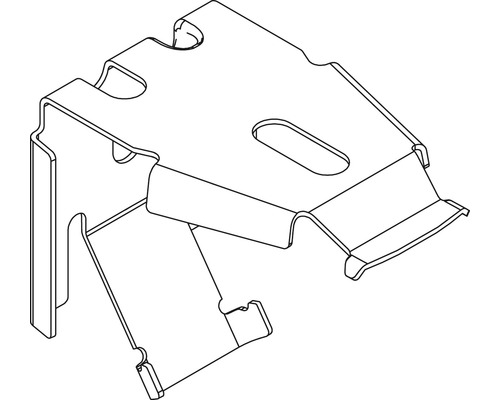 Metallhalterung zur Wandbefestigung