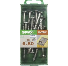 Spax Hi.Force Schrauben, 6 x 80 Millimeter, 10 Stück in Verpackung