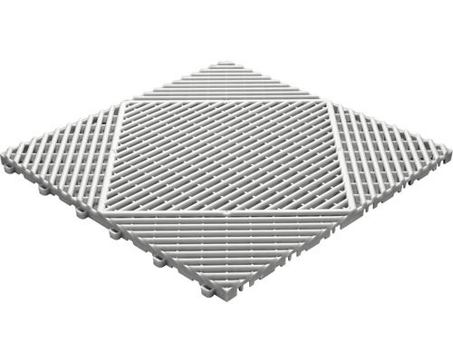 Quadratische, weiße Gittermatte für den Boden