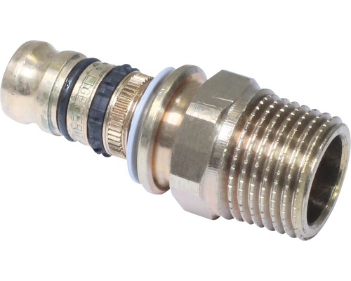 Übergangsnippel Geberit Mepla 26x1/2" AG Pressfitting mit Außengewinde