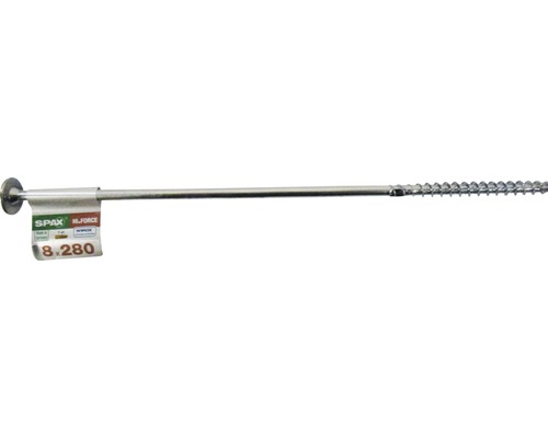 Spax Holzbauschraube Hi.Force, Tellerkopf T 40, Holz-Teilgewinde, 8x280 mm, 1 Stück Spax Abstandsschraube