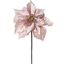 Dekorative Kunstblume Weihnachtsstern mit Stiel