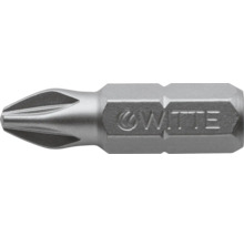 "Bit Stainless Witte ¼"" 25 mm Pozidriv PZ 1"