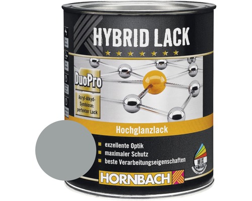 HORNBACH Buntlack Hybridlack Möbellack glänzend RAL 7001 silbergrau 375 ml