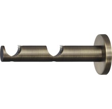 Wandträger 2-läufig für Rivoli brüniert Ø 20 mm 12 cm lang