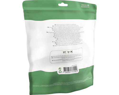 Verpackung für umweltfreundliche Spikes zur Installation von Rasenmährobotern