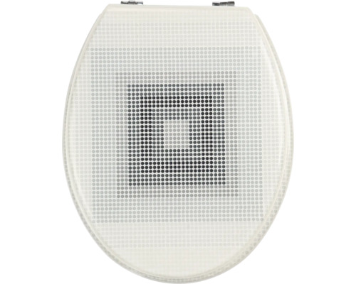 Toilettendeckel mit Punktmuster