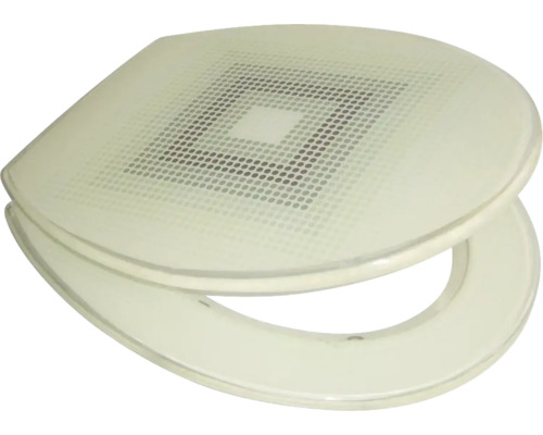 Toilettendeckel mit Punktmuster