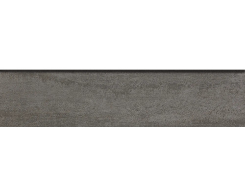 Feinsteinzeug Sockelfliese Oikos Sokio Antracite7x30 cm anthrazit Betonbordstein