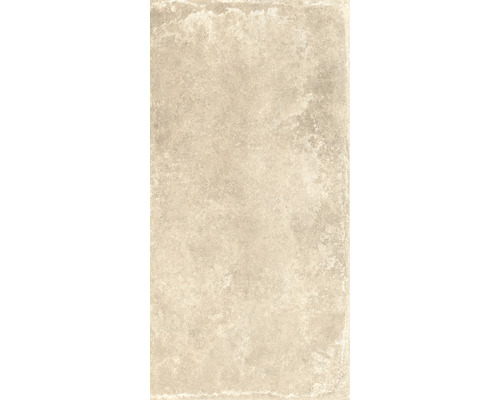 Feinsteinzeug Bodenfliese Country Cream 60x120 cm beige matt rektifiziert