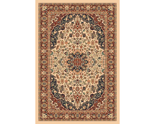 Gemusterter Teppich mit floralem Design