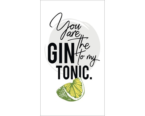 Decopanel Gin To my Tonic 15x30 cm