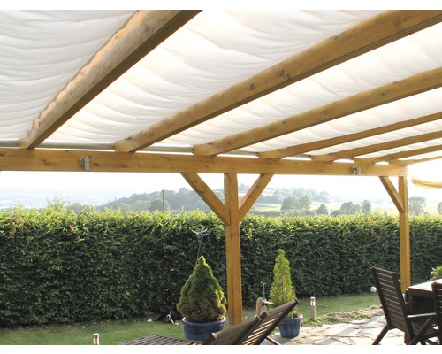 Seilspann-Sonnensegel elfenbein 220x96 cm Seilspann-Sonnensegel elfenbein 220x96 cm