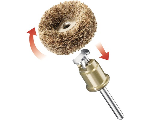 Schleifmop mit Schaft für Bohrmaschinen