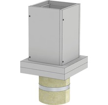 Fußelement Jeremias Furado F für Betondecke mit Kugelfang und Wandfutter EW Ø180mm