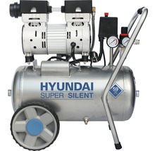Hyundai Super Silent Kompressor mit Rädern und Handgriff