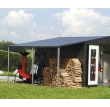 Seitendach biohort Gerätehaus Europa 150 x 228 cm, grün-thumb-0