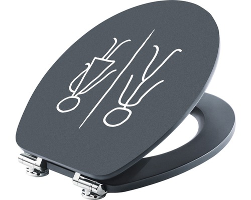 Toilettendeckel mit Motiv