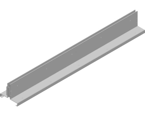 Schlitzabdeckung symetrisch Faserfix/Recyfix Standard 100 1000x160x128 mm Silberfarben