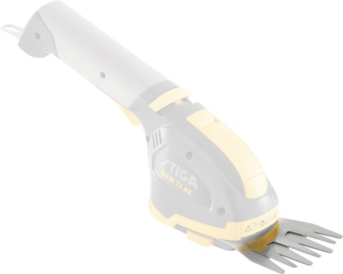 Heckenschere mit Metallklingen