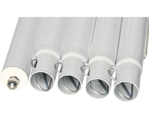 Mehrteilige Fahnenstange aus Aluminium mit Haken