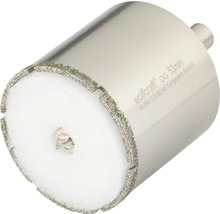 Wolfcraft Diamant-Bohrkrone, Durchmesser 53 Millimeter
