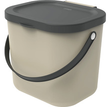 Recycling Müllsystem Albula 6 Liter cappuccino-thumb-0