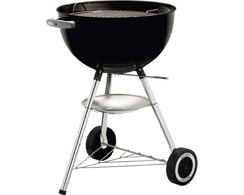 Kugelgrill mit verchromtem Grillrost und Ablagefläche