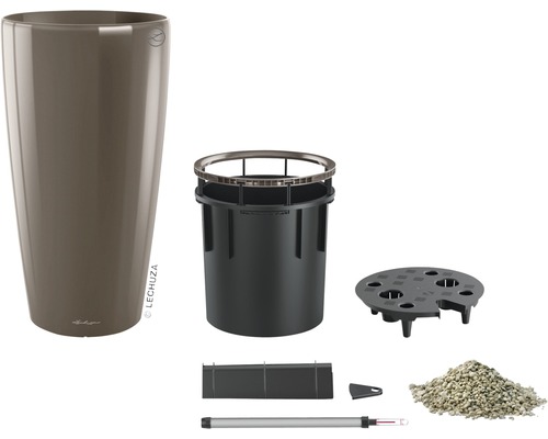 Lechuza Classico Pflanzgefäß mit Bewässerungssystem und Zubehör