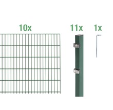 Doppelstabmatten-Set ALBERTS 6/5/6 2000 x 120 cm grün-thumb-0