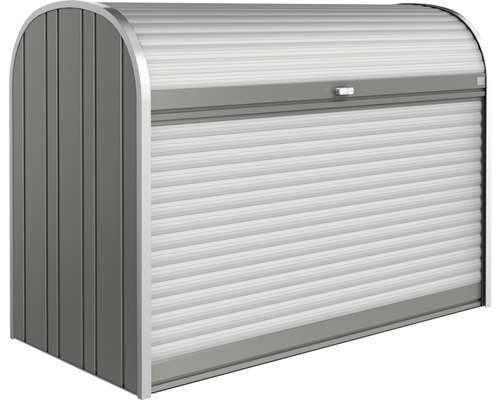 Mülltonnenbox Biohort StoreMax 190, 190x97x136 cm silber-quarzgrau