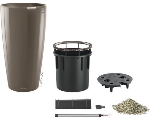 Lechuza Classico 43 Pflanzgefäß mit Bewässerungssystem und Zubehör